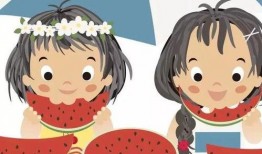 农夫吃瓜动漫图片,笑谈田园生活