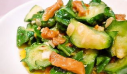 青色能炒着吃的瓜,炒制美味新体验