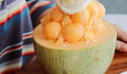 哈密瓜吃雪糕,清凉一夏的味蕾之旅